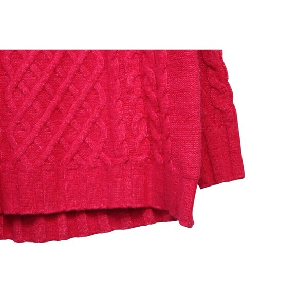 Banana Republic Sweater Size Large Oversized Chunky Cable Knit Wool Yak Hair - Picture 6 of 15